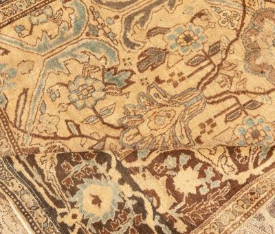 Authentic Persian Bidjar Botanic Handmade Wool Rug