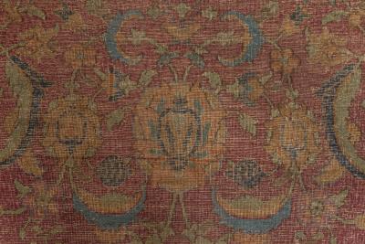 Authentic Persian Isfahan Botanic Handmade Carpet