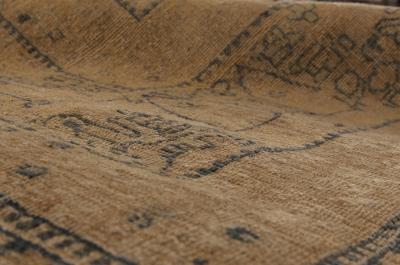 Authentic Persian Kirman Botanic Handmade Wool Rug
