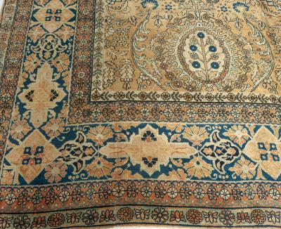 Authentic Persian Kirman Handmade Wool Carpet