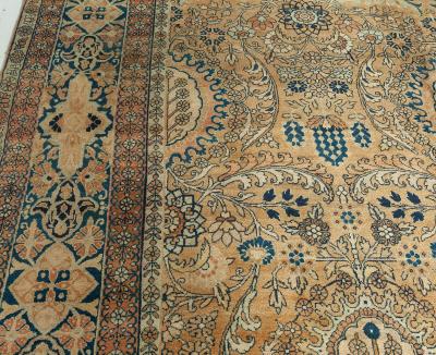Authentic Persian Kirman Handmade Wool Carpet