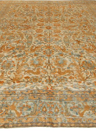 Authentic Persian Kirman Handmade Wool Rug