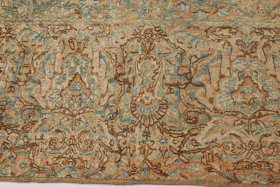 Authentic Persian Kirman Handmade Wool Rug