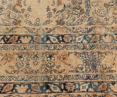 Authentic Persian Kirman Handwoven Wool Rug
