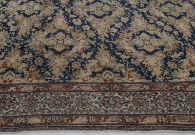 Authentic Persian Malayer Botanic Handmade Wool Rug