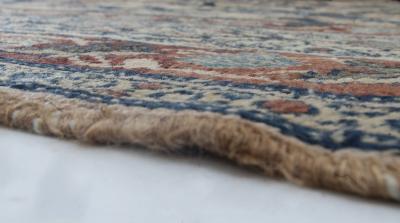 Authentic Persian Malayer Botanic Handmade Wool Rug