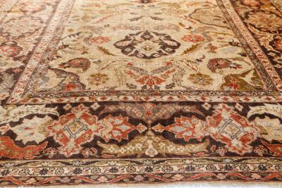 Authentic Persian Sultanabad Bold Multi Color Handmade Wool Rug