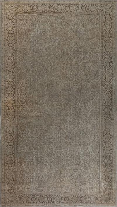 Authentic Persian Sultanabad Botanic Design Handmade Wool Rug