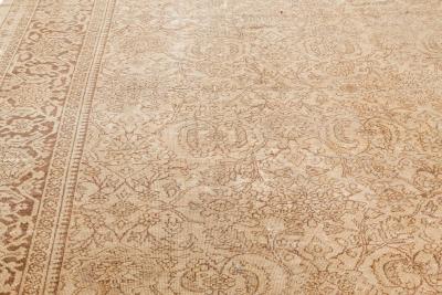 Authentic Persian Sultanabad Botanic Design Handmade Wool Rug
