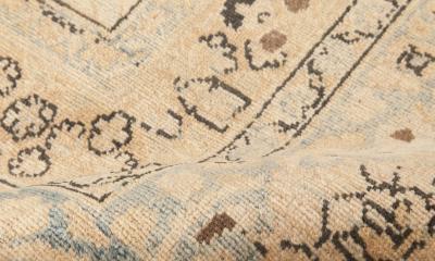 Authentic Persian Tabriz Botanic Hand Knotted Wool Rug