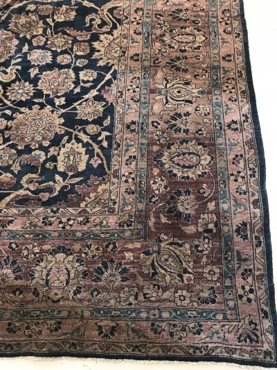 Authentic Persian Tabriz Botanic Handmade Wool Carpet