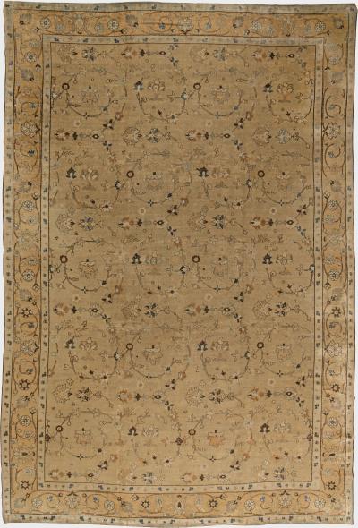 Authentic Persian Tabriz Handmade Wool Carpet