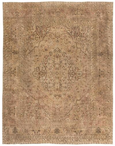 Authentic Persian Tabriz Handmade Wool Carpet