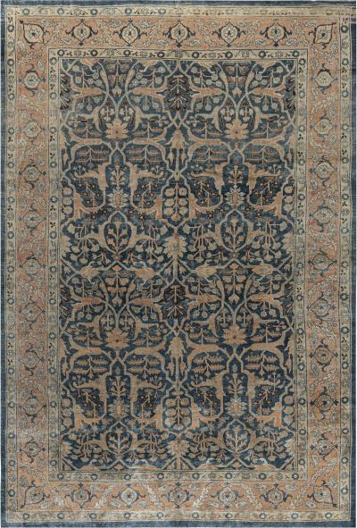 Authentic Persian Tabriz Handmade Wool Carpet