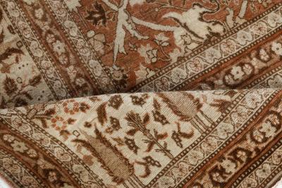 Authentic Persian Tabriz Handwoven Wool Rug