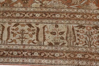 Authentic Persian Tabriz Handwoven Wool Rug