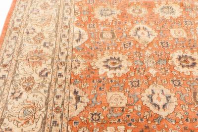Authentic Persian Tabriz Red Handmade Wool Carpet