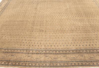 Authentic Persian Tabriz Rug in Beige Blue Brown