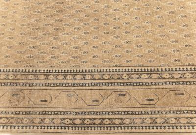 Authentic Persian Tabriz Rug in Beige Blue Brown