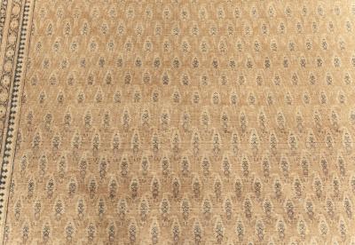 Authentic Persian Tabriz Rug in Beige Blue Brown