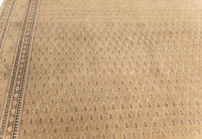 Authentic Persian Tabriz Rug in Beige Blue Brown
