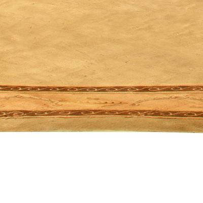 Authentic Savonnerie Handmade Wool Rug