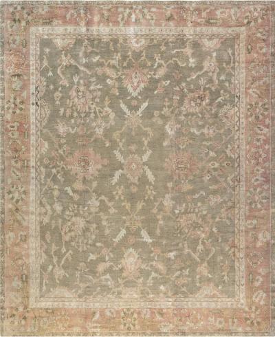 Authentic Turkish Oushak Handmade Wool Carpet