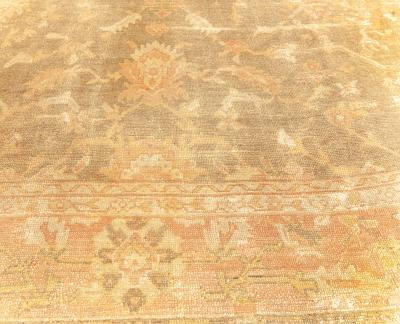 Authentic Turkish Oushak Handmade Wool Carpet