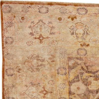 Authentic Turkish Sivas Beige Handmade Wool Rug