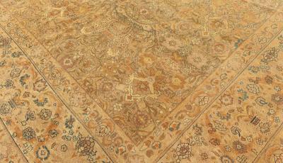Authentic Turkish Sivas Handmade Wool Beige Rug