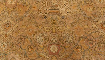 Authentic Turkish Sivas Handmade Wool Beige Rug