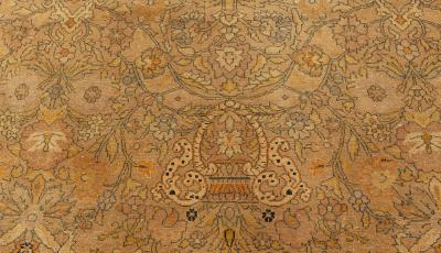 Authentic Turkish Sivas Handmade Wool Beige Rug