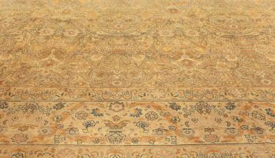 Authentic Turkish Sivas Handmade Wool Beige Rug
