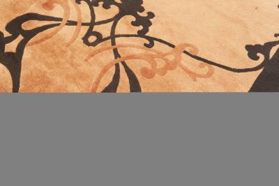 Authentic Vintage Chinese Art Deco Wool Rug