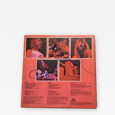 Autographed Allman Brothers Beginnings Album Cover