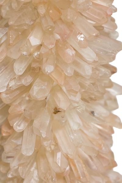 Aver Metais Brazilian Contemporary Candle Holder with Large Quartz Points