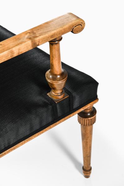 Axel Einar Hjorth Armchair in Birch and Horsehair Attributed to Axel Einar Hjorth 1930s