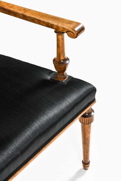 Axel Einar Hjorth Armchair in Birch and Horsehair Attributed to Axel Einar Hjorth 1930s