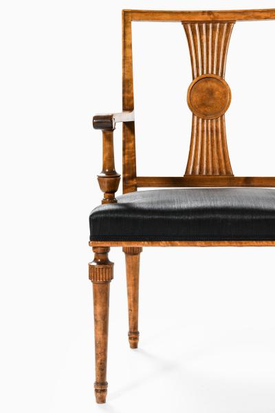 Axel Einar Hjorth Armchair in Birch and Horsehair Attributed to Axel Einar Hjorth 1930s
