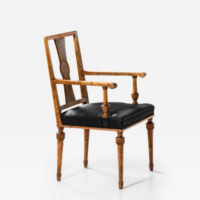 Axel Einar Hjorth Armchair in Birch and Horsehair Attributed to Axel Einar Hjorth 1930s