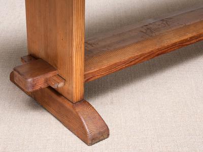 Axel Einar Hjorth Axel Einar Hjorth Skoga Table in Pine Wood Nordiska Kompaniet Sweden 1930s