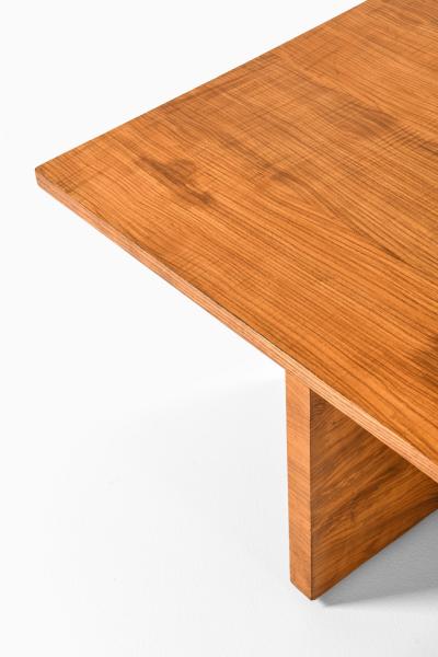 Axel Einar Hjorth Coffee Table Model Birka in Elm by Axel Einar Hjorth 1937