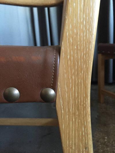 Axel Einar Hjorth Dining Set in Cerused Oak by Axel Einar Hjorth circa 1940