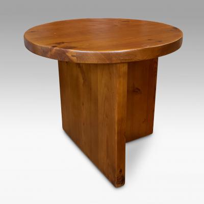 Axel Einar Hjorth Exceptional and Rare Asymmetrically Based Table in Pine Axel Einar Hjorth