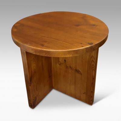 Axel Einar Hjorth Exceptional and Rare Asymmetrically Based Table in Pine Axel Einar Hjorth