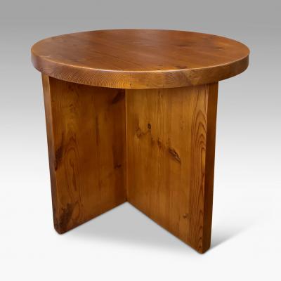 Axel Einar Hjorth Exceptional and Rare Asymmetrically Based Table in Pine Axel Einar Hjorth