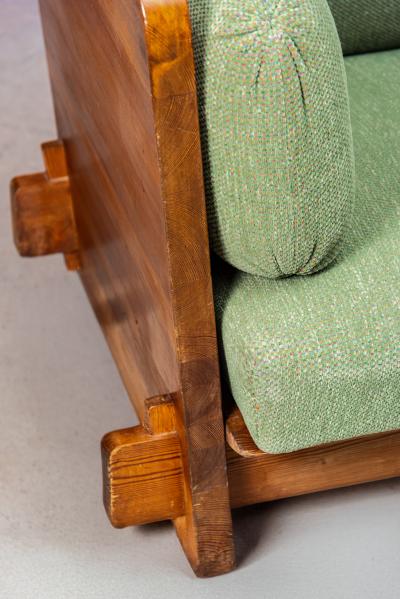 Axel Einar Hjorth LOV sofa in stained pine
