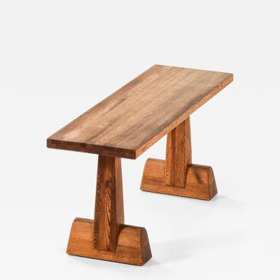 Axel Einar Hjorth Library Console Table in Acid Stained Pine by Axel Einar Hjorth 1932