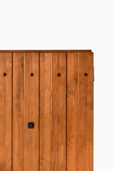Axel Einar Hjorth Lov Cabinet in Iron Pine and Wrought Iron by Axel Einar Hjorth 1930s