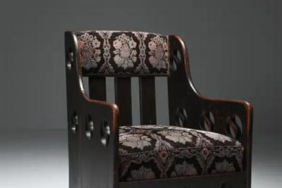 Axel Einar Hjorth Rustic Modernist Armchair Sweden 1920s